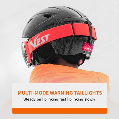 Bulit in 1600 mA replaceable battery WIFI real-time recording Ski Helmet Camera