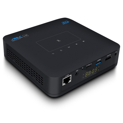 300 Lumens อินพุต HDMI DLP Smart Projector BT 4.2 Electric Focus Android 9.0