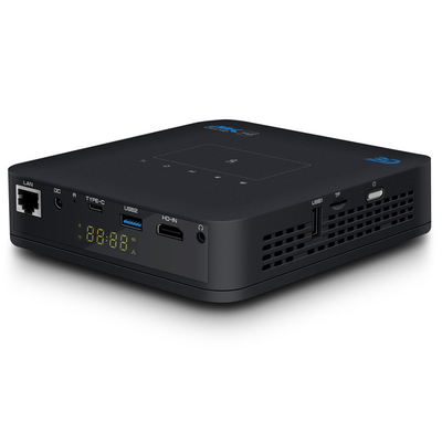 300 Lumens อินพุต HDMI DLP Smart Projector BT 4.2 Electric Focus Android 9.0