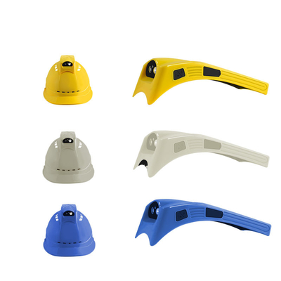 4G PTT Safety Helmet Camera Android 7.1 3300mAh Battery Hardhat สตรีมมิ่งถ่ายทอดสด