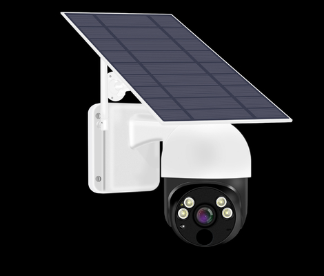Night Vision โซลา Power Security กล้อง 1080P Home Security Yard Garden PTZ Camera