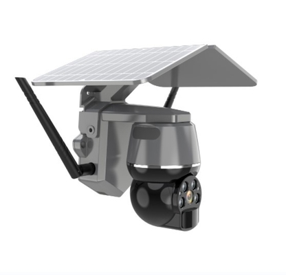 5V 2A ABS 4g กล้องรักษาความปลอดภัย Wifi, กล้อง 4g Ptz Solar Fireproof