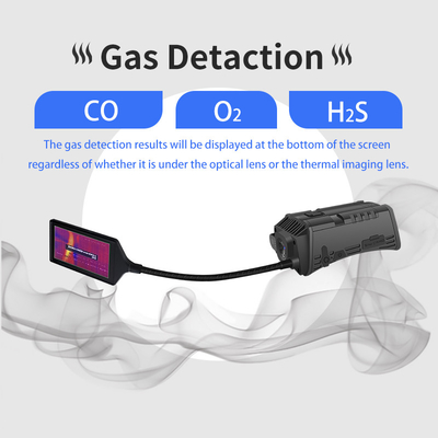 Fireman Live Video หมวกนิรภัย กล้อง Hard Hat Camera Mount Gas Detection