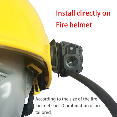 Fireman Live Video หมวกนิรภัย กล้อง Hard Hat Camera Mount Gas Detection