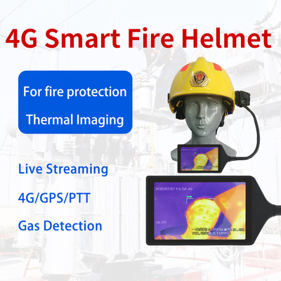 Fireman Live Video หมวกนิรภัย กล้อง Hard Hat Camera Mount Gas Detection