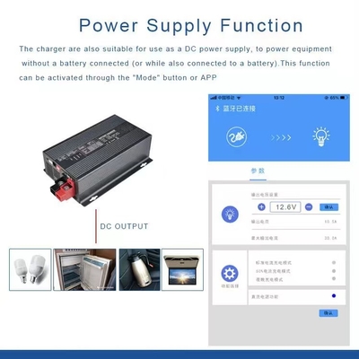 เครื่องชาร์จแบตเตอรี่ AC DC 48V 10A เครื่องชาร์จแบตเตอรี่ Lifepo4 M8 สกรู IP22