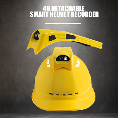 การสตรีมสด ABS Smart Helmet Recorder การป้องกันความปลอดภัยสำหรับไซต์ Constructon