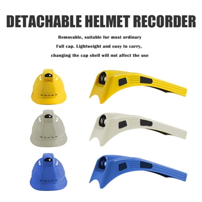 Live Streaming ABS Smart Helmet Recorder Safety Protection For Constructon Site