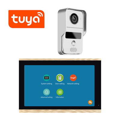 รองรับการปลดล็อกการตรวจสอบระบบโทรศัพท์ประตูแบบ Dual Way Intercom สำหรับ Home Office Apartment