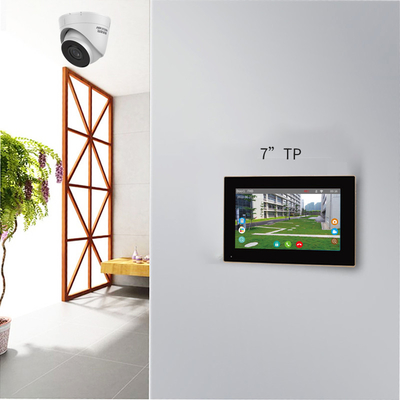 โทรศัพท์ประตูวิดีโอไร้สาย WIFI IP ออดอินเตอร์คอมระบบ 1080P กล้องแบบมีสาย Night Vision