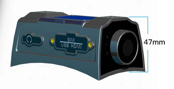 4g มอเตอร์ไซค์หมวกกล้อง Mount 1080p Ip67 มินิ