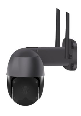 15fps IP66 กล้องพลังแสงอาทิตย์ ถ่ายทอดวีดีโอ Tuya ความปลอดภัยในภายนอก