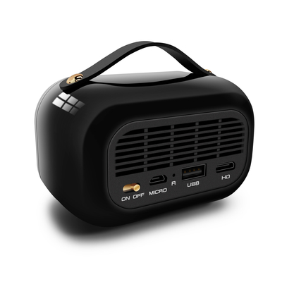 65 ลูเมน DLP Smart Projector Android 9.0 ระบบ 4K Decoding Input การแก้ไขสี่มุม