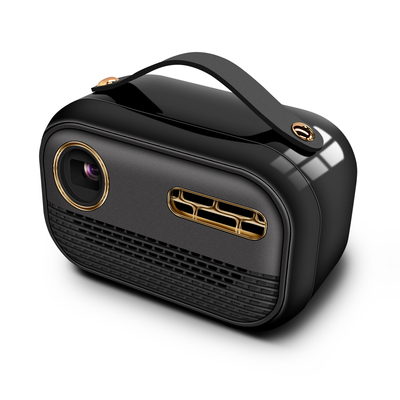65 ลูเมน DLP Smart Projector Android 9.0 ระบบ 4K Decoding Input การแก้ไขสี่มุม
