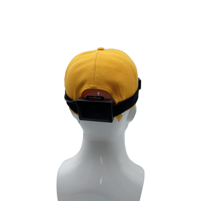 4G LED Hardhat Camera ถ่ายทอดสด PTT GPS Tracking สําหรับสถานที่ก่อสร้างเหมืองรถไฟ