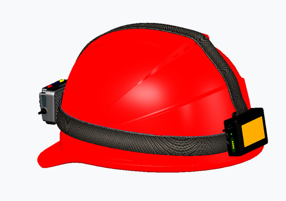 4G 4k Smart Railway Helmet Camera แผ่นไฟ LED กันระเบิด พร้อมกล้องป้องกันการสั่น