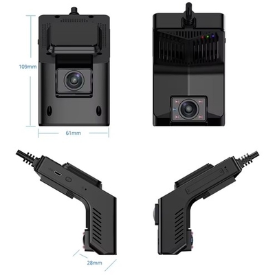 คล้องดัชแคม AI ของรถยนต์ DVR พร้อม ADAS DMS 4G GPS WIFI Fleet Management Solution