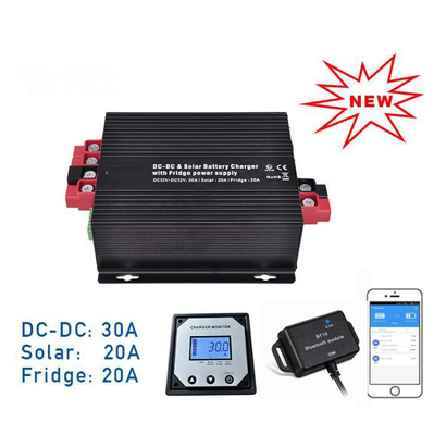 DC-DC Booster Charger 12V 30A แสงอาทิตย์ MPPT 20A เครื่องชาร์จตู้เย็น 20A เครื่องควบคุมสําหรับรถ RV คันเรือ