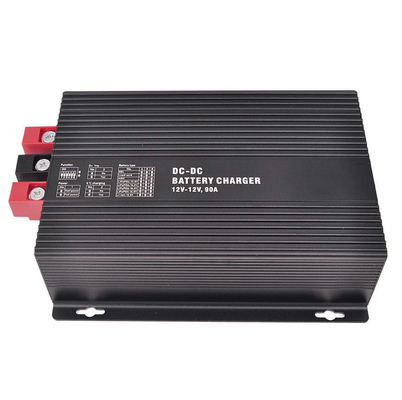 DC-DC Booster 12V 90A เครื่องชาร์จแบตเตอรี่สองทาง เครื่องควบคุมสําหรับรถ RV Yacht