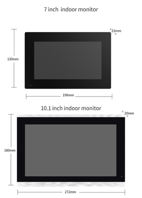 All Black WIFI Video Doorbell With 166° Wide Visual Angle การบันทึกการ์ด SD และการตรวจจับการเคลื่อนที่