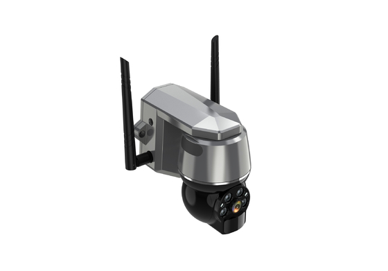 กล้องวงจรปิดแสงอาทิตย์ 4G Hi3518E SoC Speaker มุมมองกว้าง 120 องศา