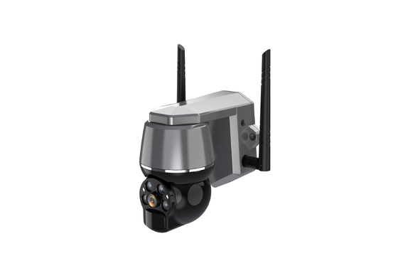 กล้องวงจรปิดแสงอาทิตย์ 4G Hi3518E SoC Speaker มุมมองกว้าง 120 องศา