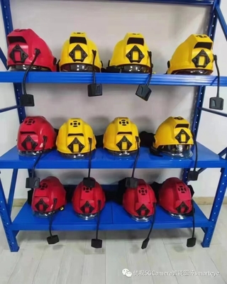 กล้องกล้อง 4G Fireman Safety Helmet พร้อมจอ LCD Vision กันไฟ กันน้ํา