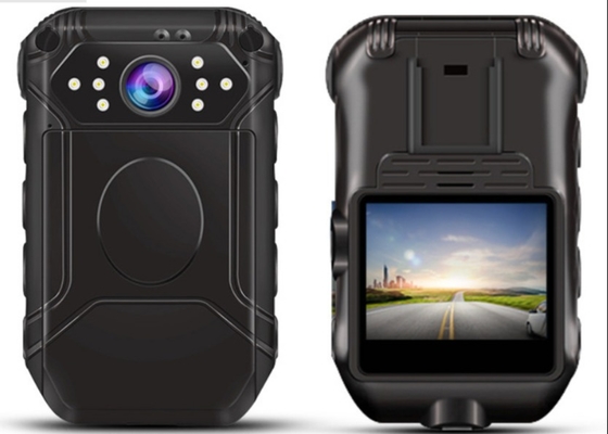 13MP Night Vision กล้องถ่ายภาพที่ใส่ร่างกายตํารวจด้วยมุมกว้าง 120 ° และกันน้ํา IP66
