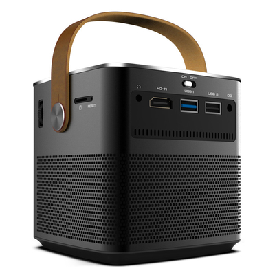 Home Theater DLP มินิโปรเจคเตอร์ พร้อมแสงฉายและ LED Osram 500 1 ความแตกต่างสดใส
