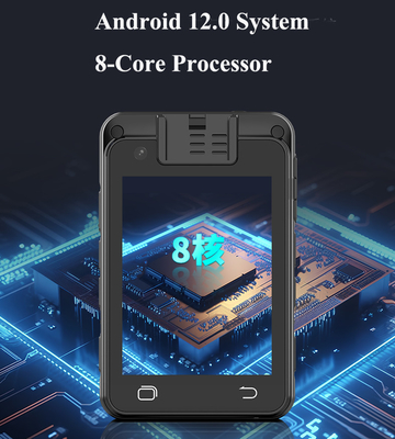 กันน้ํา IP67 กองกล้องใส่ร่างกายตํารวจ 4G โบลูธูธ