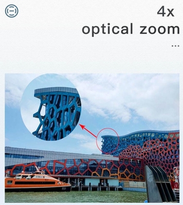 กล้อง PTZ 4G ที่ทําการก่อสร้างรถยนต์ พร้อมสายตากลางคืนและ 4X Optical Zoom