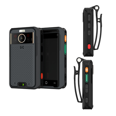 กล้องถ่ายภาพร่างกายตํารวจเชื่อมต่อ WiFi 5G พร้อมความจํา 32GB และซอฟต์แวร์การจัดการ CMSV6