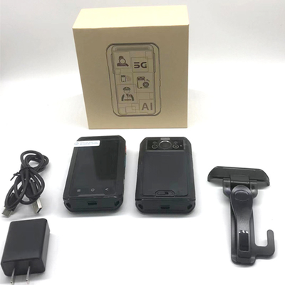 การบันทึกเสียง 32GB กล้องถ่ายภาพร่างกายที่ใส่ได้ของตํารวจพร้อม GPS และ Bluetooth โปรแกรม CMSV6