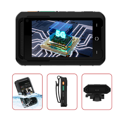 การบันทึกเสียง 32GB กล้องถ่ายภาพร่างกายที่ใส่ได้ของตํารวจพร้อม GPS และ Bluetooth โปรแกรม CMSV6