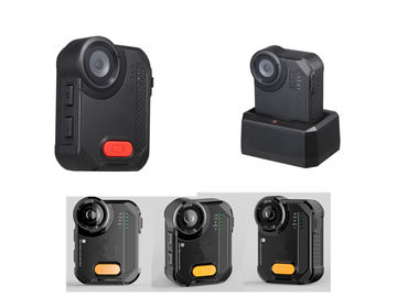 กล้องพกพา 4G Wearable Body Camera Ambarella A12 LA55 Chipset สำหรับตำรวจ