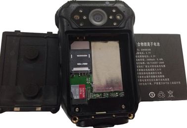 ตำรวจสวมกล้องความละเอียดสูงแบตเตอรี่ 3600 mAh พร้อมการ์ด SD 128GB