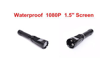 ไฟฉายรักษาความปลอดภัยตำรวจ Super Bright H.264 รูปแบบวิดีโอ MP4 16 เมกะพิกเซล