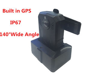 กล้องบันทึกภาพตำรวจที่ทนทาน Ambarella A7 2900 MAH รองรับลิเธียม GPS