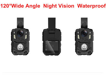 กล้อง Full HD Body Camera การ์ด TF 32G, กล้องวิดีโอตำรวจสีดำ 2.0 พอร์ต USB