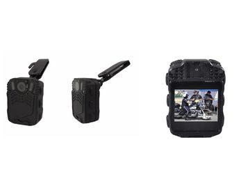 ตัวกล้อง Micro HD ที่สวมใส่แบตเตอรี่ 1800 MAH มุมมองมุมกว้าง 140 องศา
