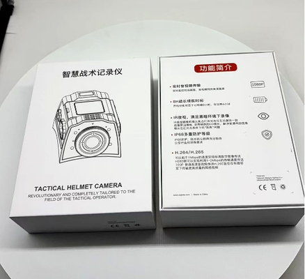 กล้องรักษาความปลอดภัยแบบแท็กติก เคเบิลอีเทอร์เน็ต RJ45 ด้วย 256kbps-8Mbps Video Bitrate และรองรับ GB28181