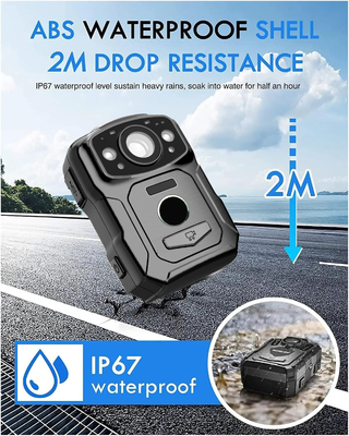 เครื่องบันทึกวิดีโอตํารวจขนาด 2 นิ้ว CMOS OV4689 เซ็นเซอร์สําหรับความต้องการของฝ่ายบังคับกฎหมาย