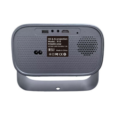 พื้นที่ฉายภาพ 40 นิ้ว - 150 นิ้ว มินิ โปรเจคเตอร์มือถือที่มีอัตราส่วน 16 9 ขนาดเล็กและพกพา