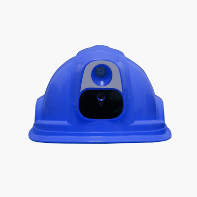 กล้อง 4G GPS Tracking Safety Helmet Camera พร้อมฟังก์ชัน Wi-Fi และความจุในการเก็บของ 64GB สําหรับแรงงานเหมืองในโปรแกรมบริหาร