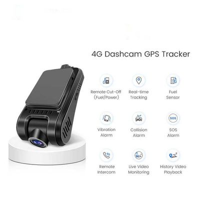 กล่องดํารถยนต์ 4G Dashcam GPS Tracker พร้อมการพูดแบบสองทางและระบบช่วยขับขี่ที่ระดับสูง 4GB DDR 512GB Memory