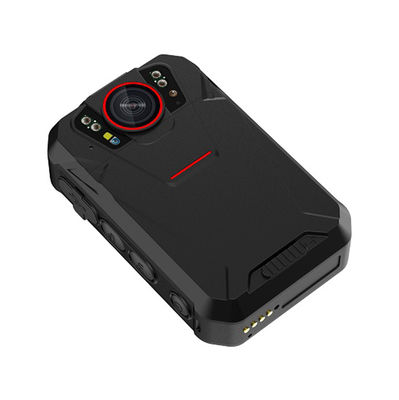 4G WiFi Law Enforcement Recorder หน้าจอสัมผัส 2.4 นิ้ว ระบบ Android 8.1 แบตเตอรี่ 2500 Mah SOS LED สีแดงและสีฟ้า LED