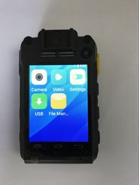 กล้องวิดีโอ Bodywear กันน้ำ 4G / 3G พร้อมโมดูลกำหนดตำแหน่งทั่วโลก