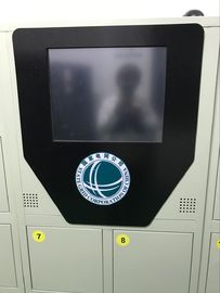 20 Ports Helmet Docking Station พร้อมซอฟต์แวร์การจัดการหน้าจอสัมผัสขนาด 19 นิ้ว