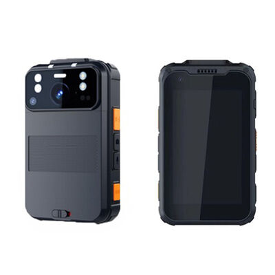 กล้องติดตัว 4G 3.1 นิ้ว Wi-Fi สตรีมวิดีโอสดสำหรับบันทึกเจ้าหน้าที่รักษาความปลอดภัย