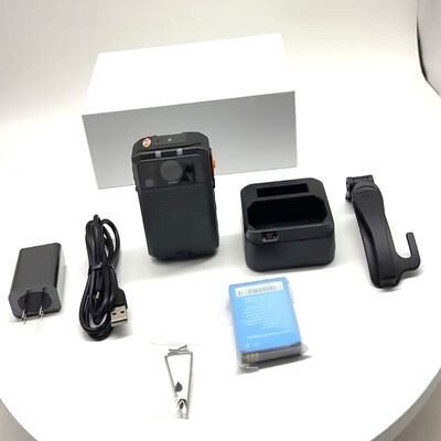 กล้องติดตัว 4G wifi สำหรับเจ้าหน้าที่บังคับใช้กฎหมาย บันทึกภาพและเสียง วิสัยทัศน์ตอนกลางคืน สื่อสารสองทาง
